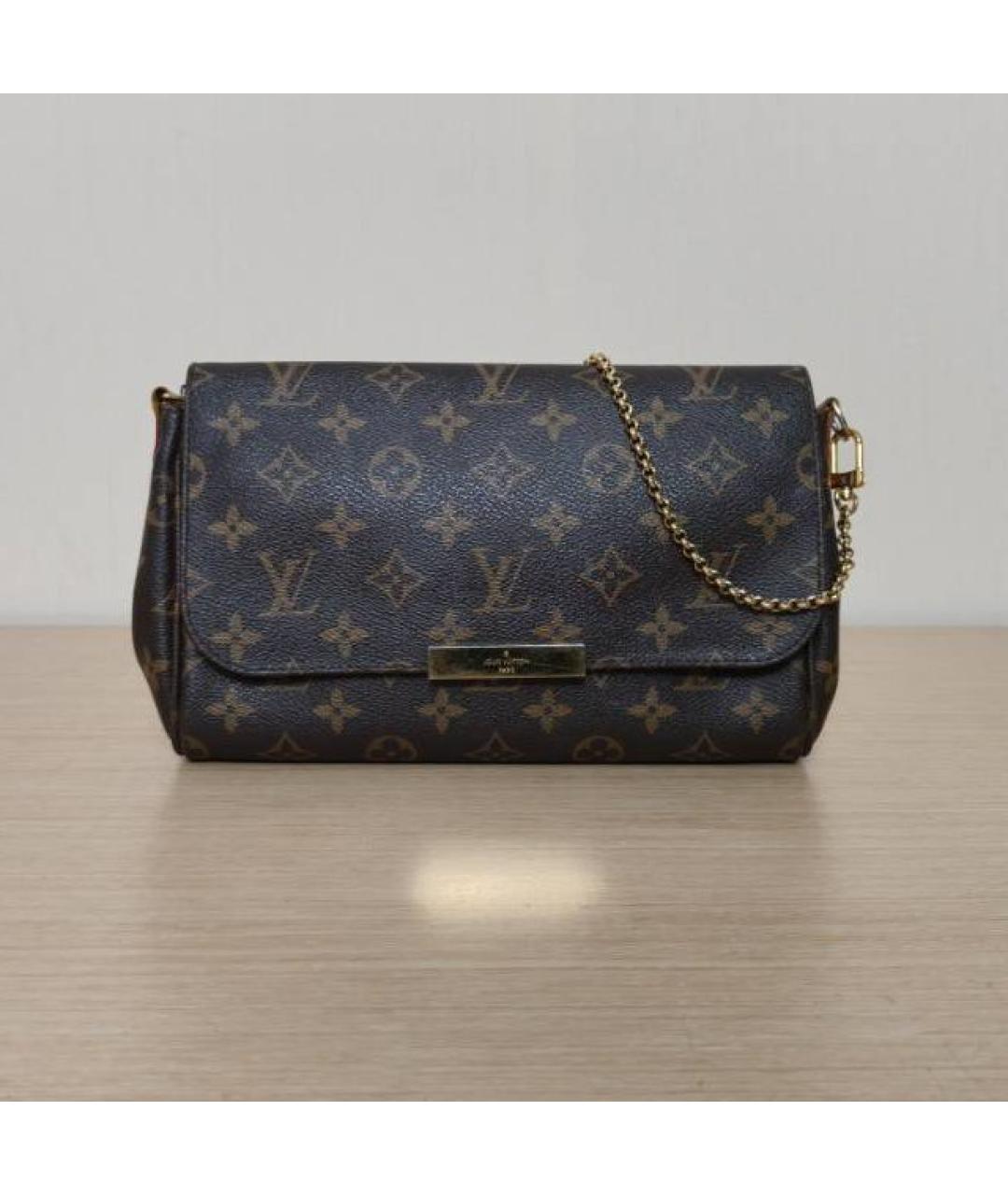 LOUIS VUITTON Коричневая сумка через плечо, фото 2