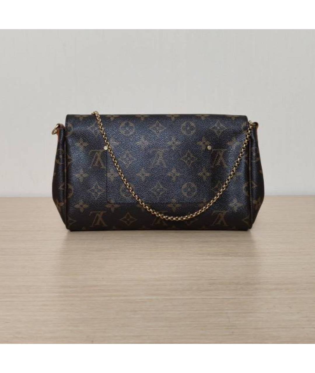 LOUIS VUITTON Коричневая сумка через плечо, фото 4