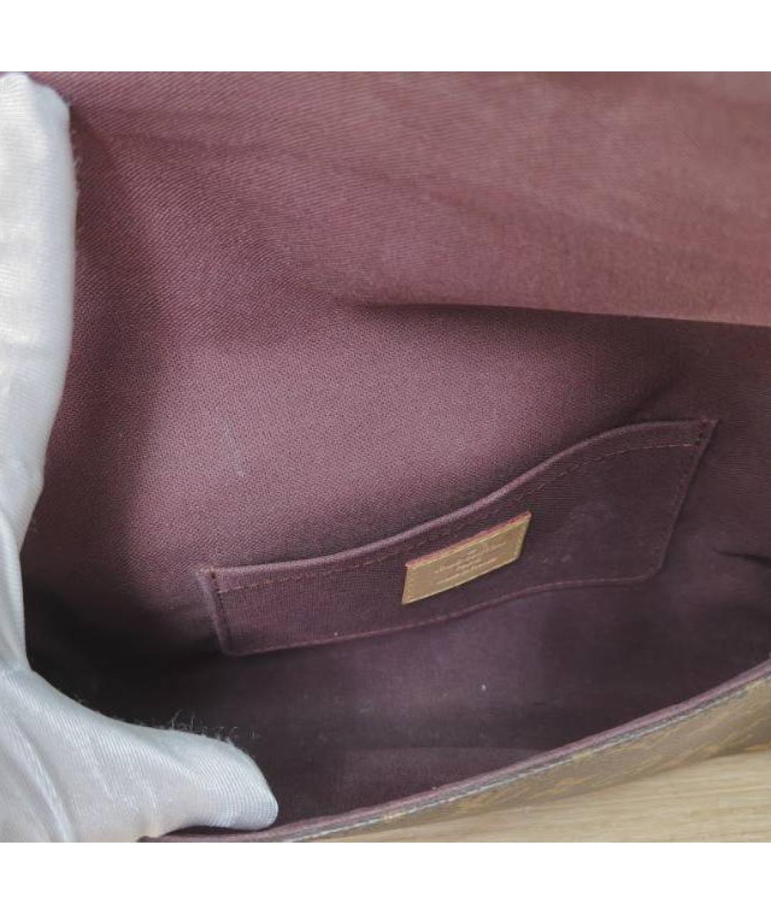 LOUIS VUITTON Коричневая сумка через плечо, фото 7