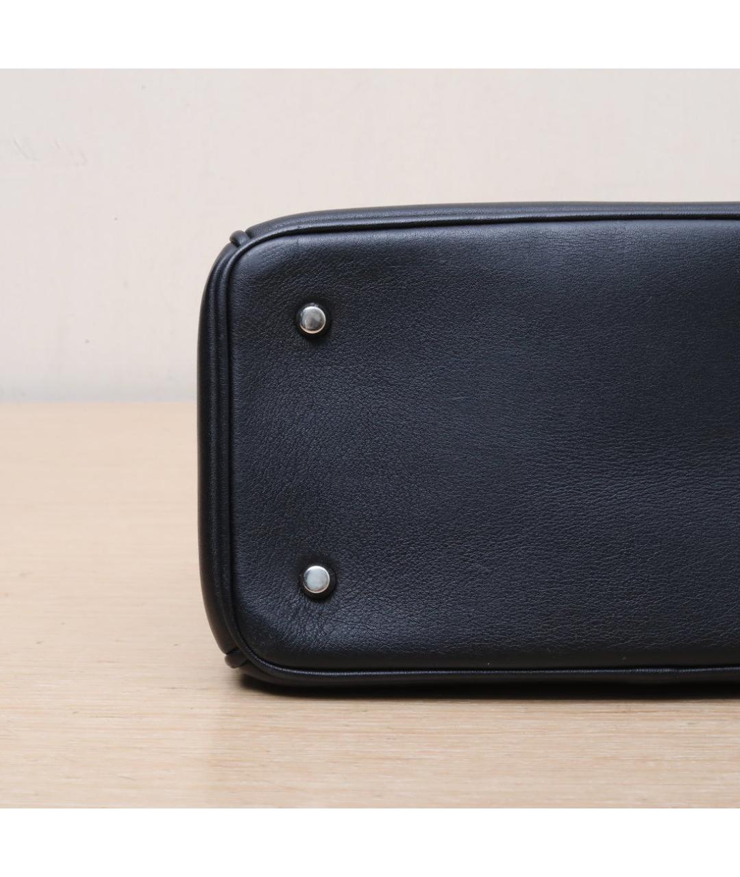 CHRISTIAN DIOR Черная кожаная сумка через плечо, фото 8