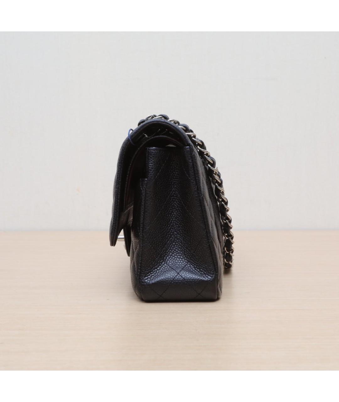 CHANEL Черная кожаная сумка через плечо, фото 5