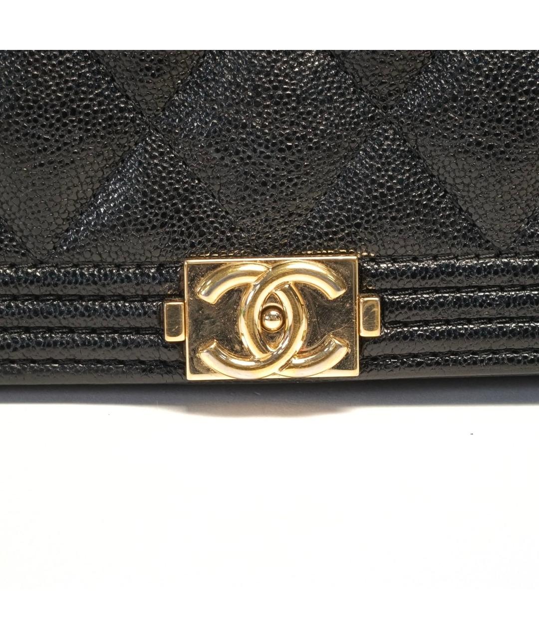 CHANEL Черная кожаная сумка через плечо, фото 7