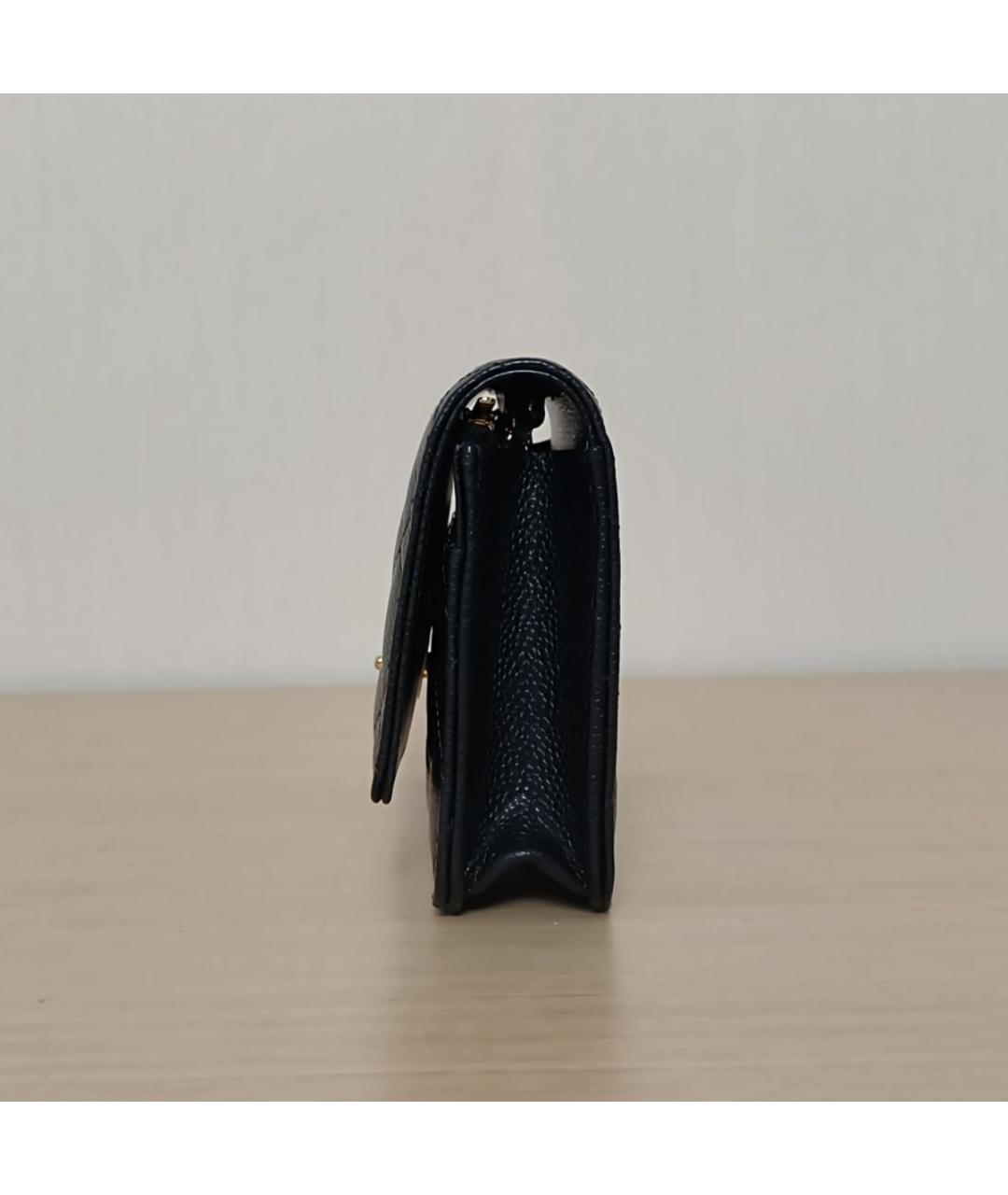 CHANEL Черная кожаная сумка через плечо, фото 4