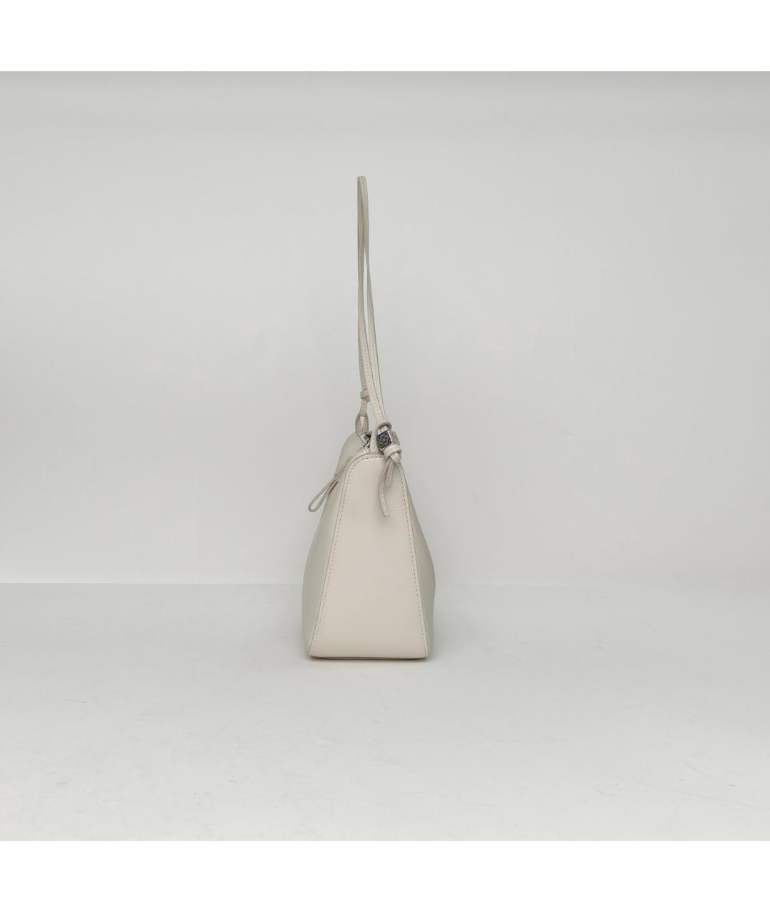 LOEWE Белая кожаная сумка через плечо, фото 3