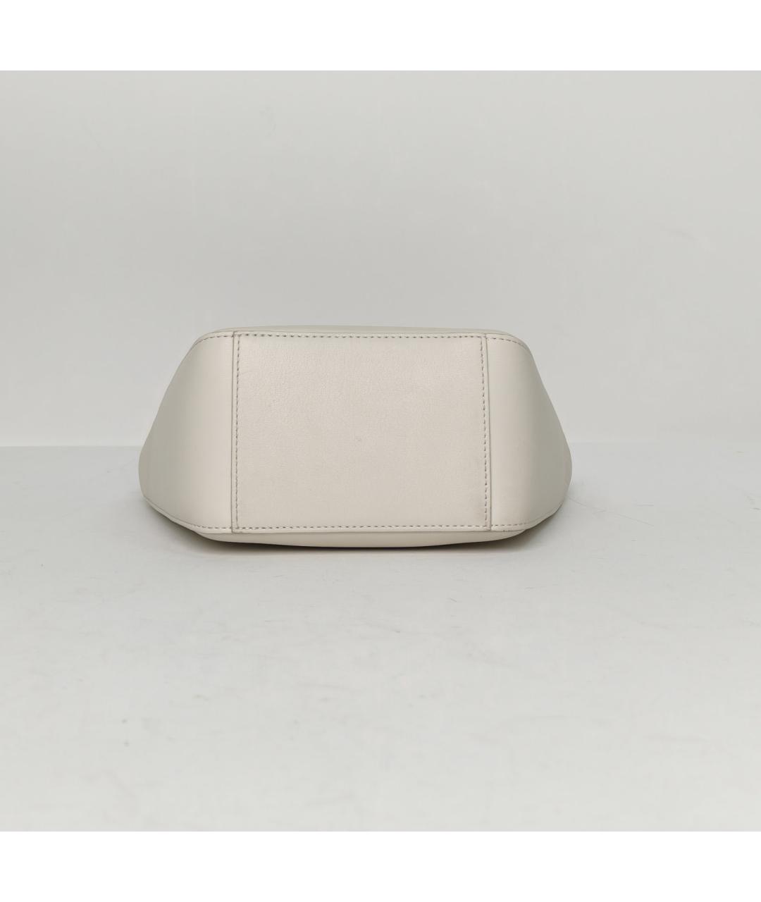 LOEWE Белая кожаная сумка через плечо, фото 7