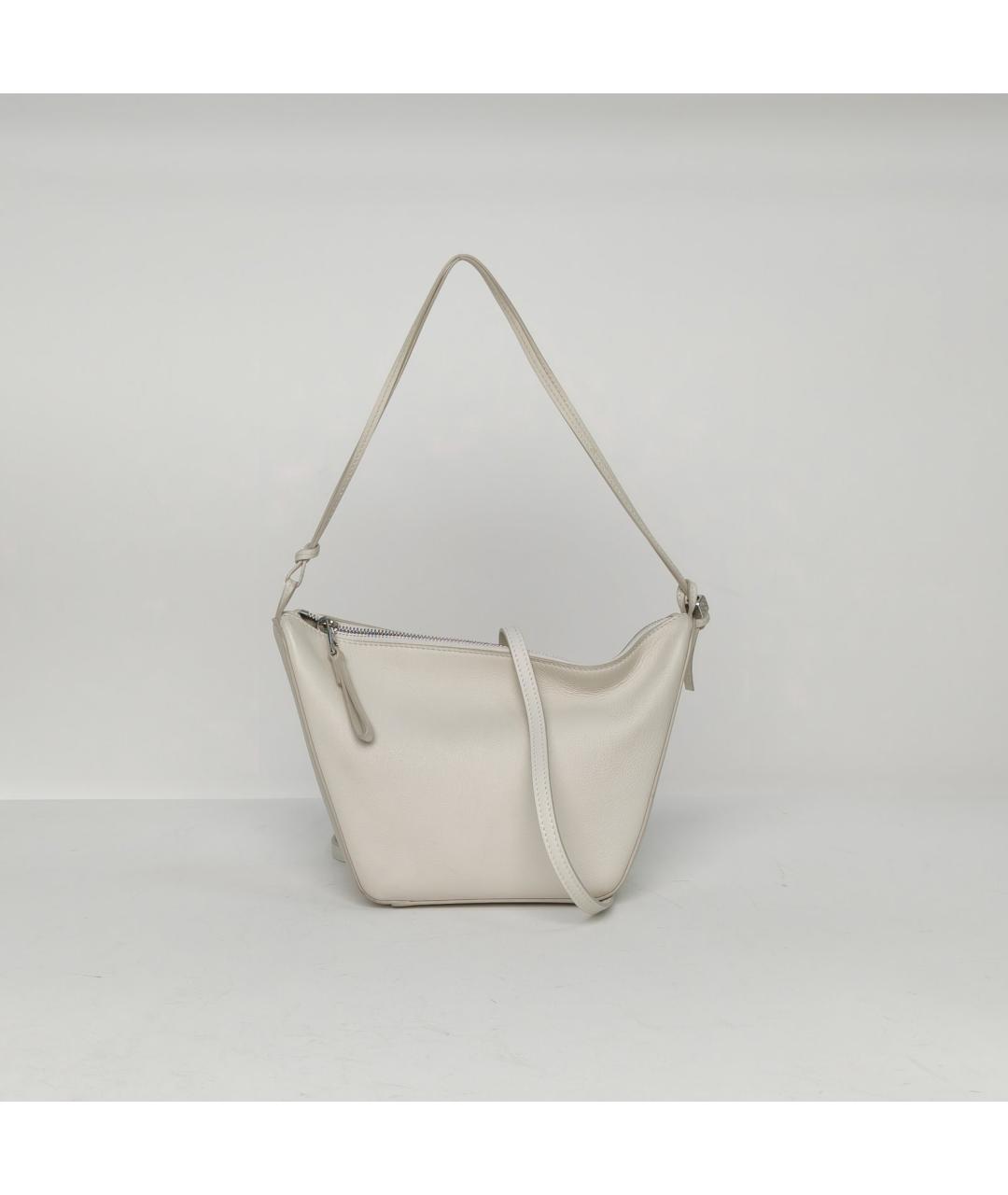 LOEWE Белая кожаная сумка через плечо, фото 2