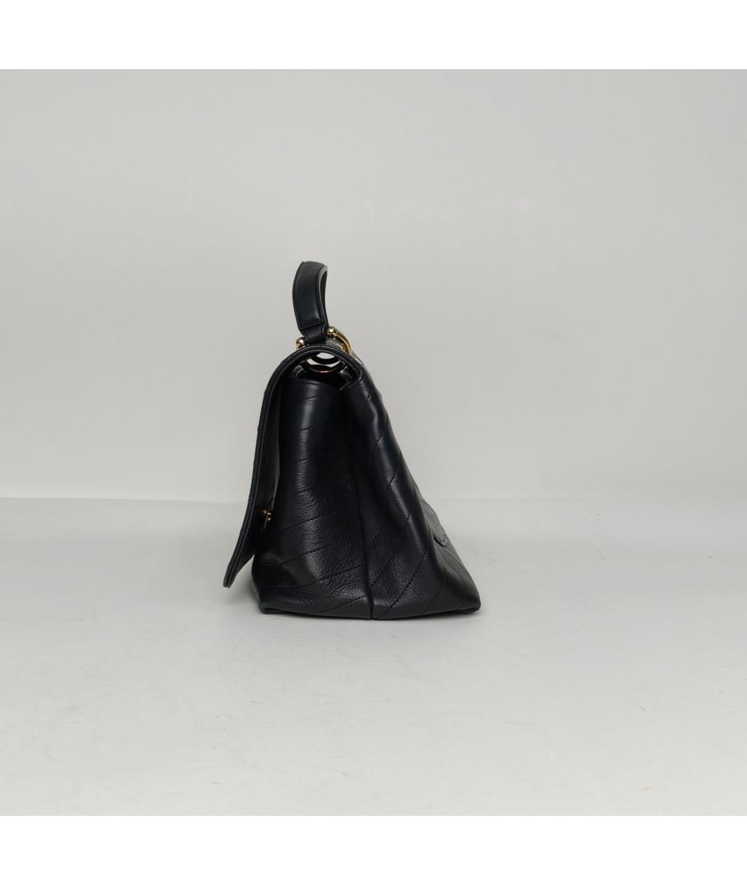 CHANEL Черная кожаная сумка через плечо, фото 3
