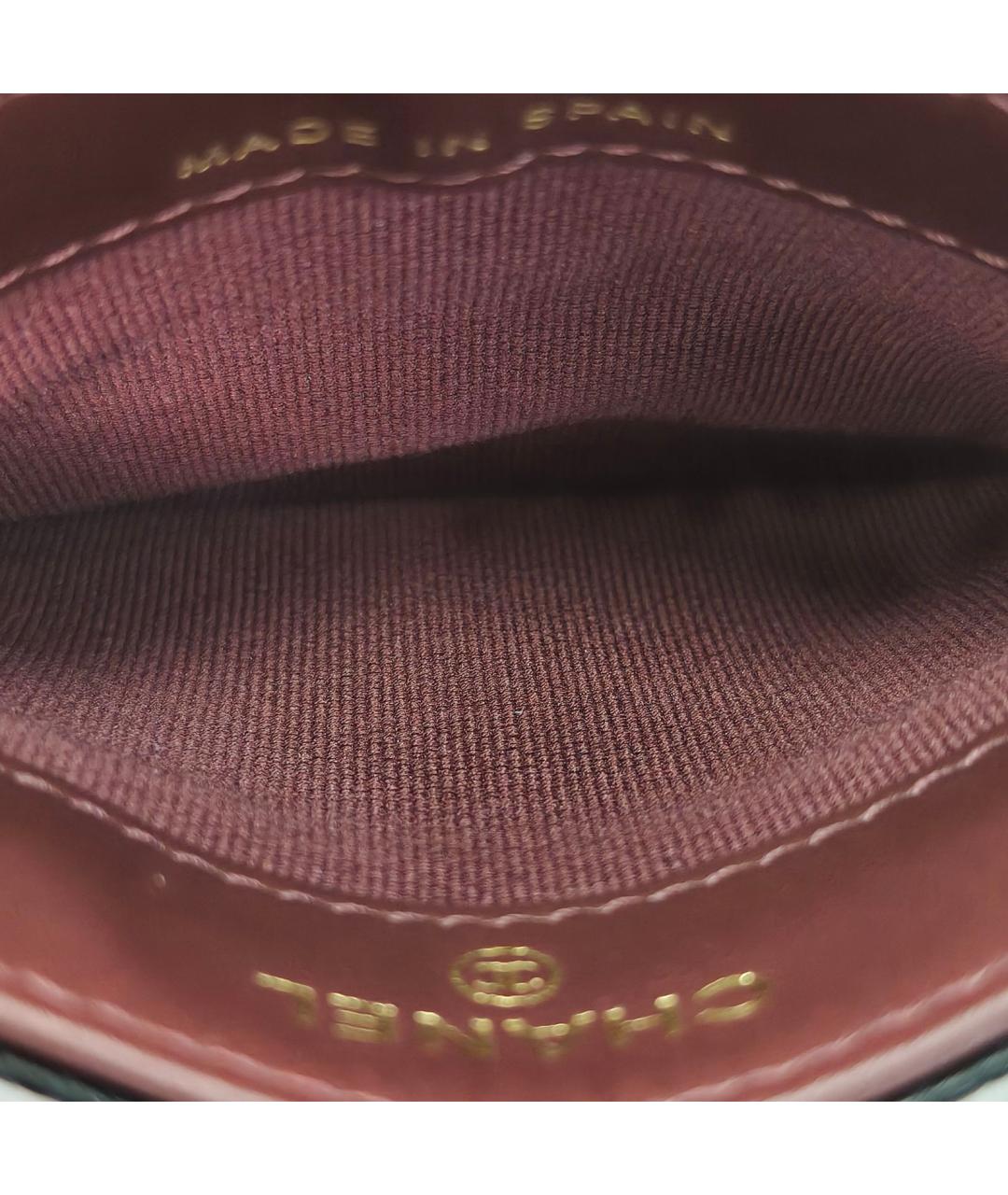 CHANEL Черный кожаный кардхолдер, фото 7