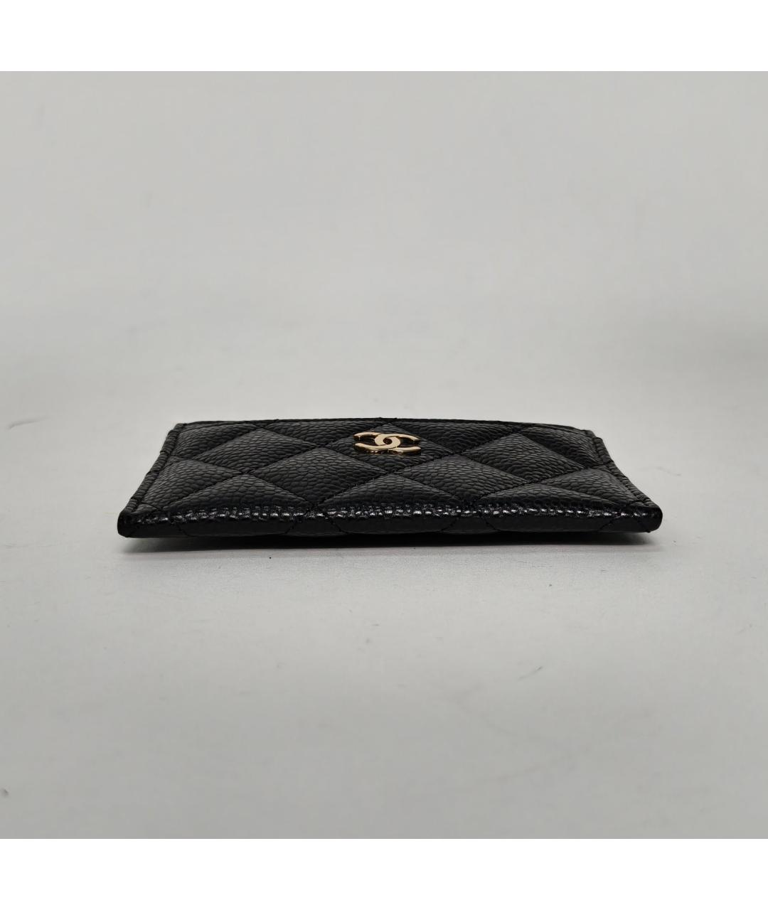 CHANEL Черный кожаный кардхолдер, фото 6