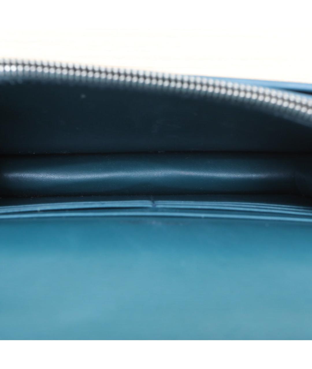 SAINT LAURENT Зеленая кожаная сумка через плечо, фото 9