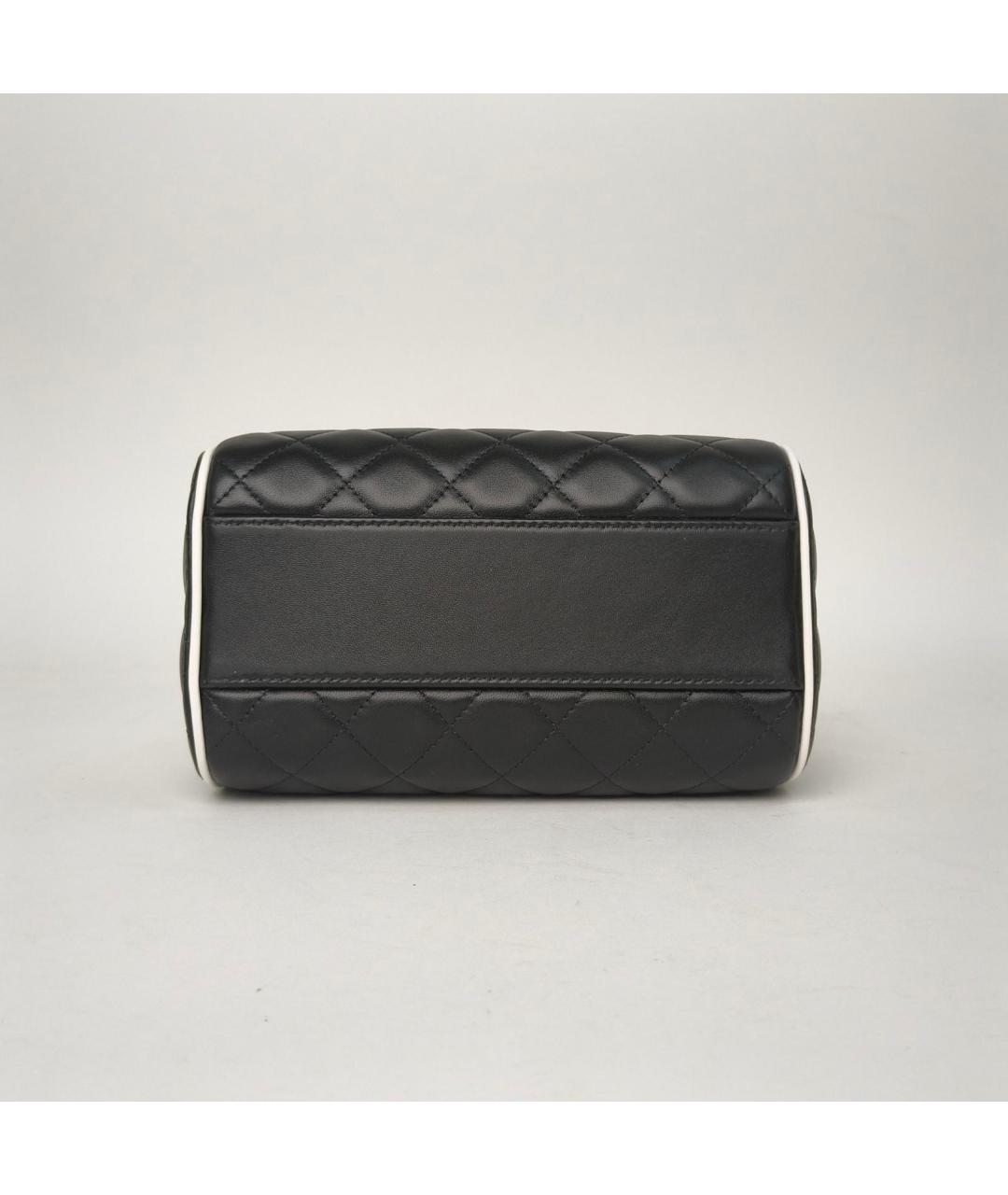 CHANEL Черная кожаная сумка через плечо, фото 7