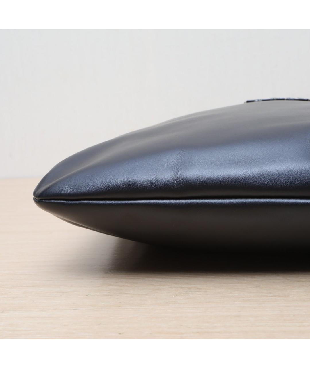 MIU MIU Черная кожаная сумка через плечо, фото 8