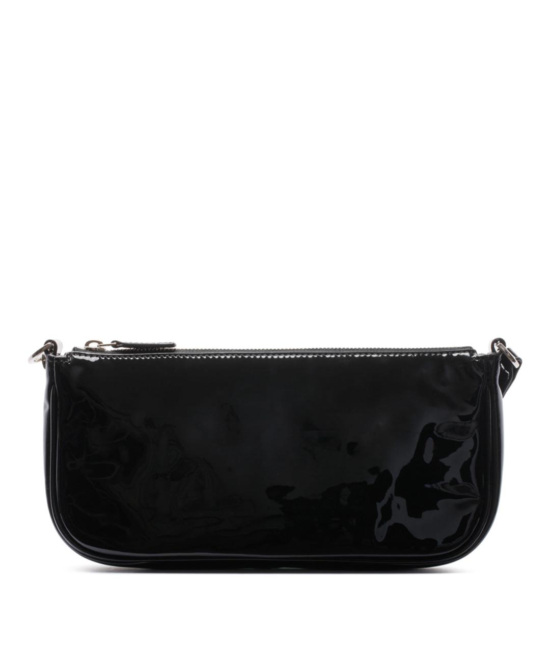 BY FAR Черная кожаная сумка с короткими ручками, фото 1