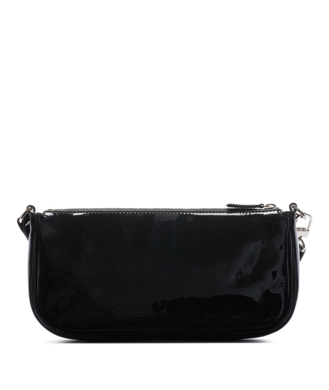 BY FAR Черная кожаная сумка с короткими ручками, фото 2