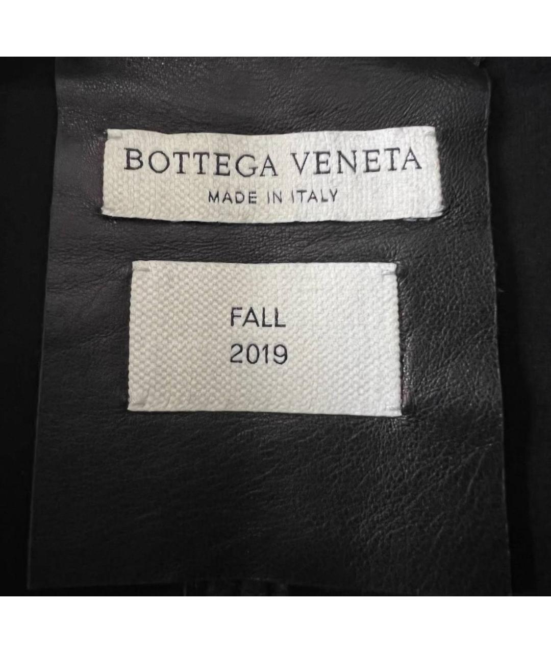 BOTTEGA VENETA Черная кожаная куртка, фото 3