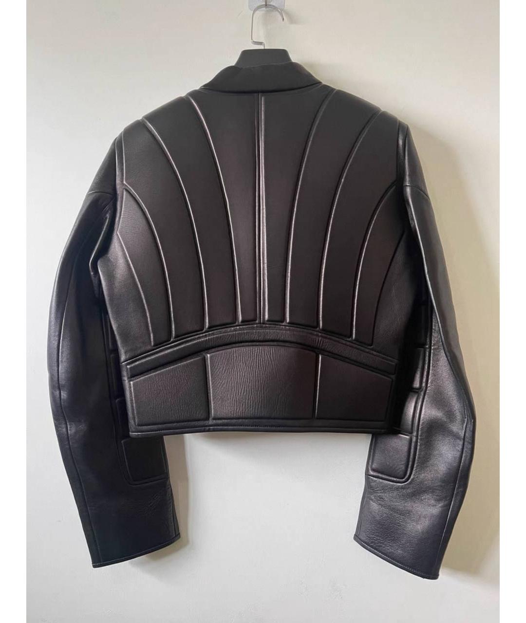 BOTTEGA VENETA Черная кожаная куртка, фото 2