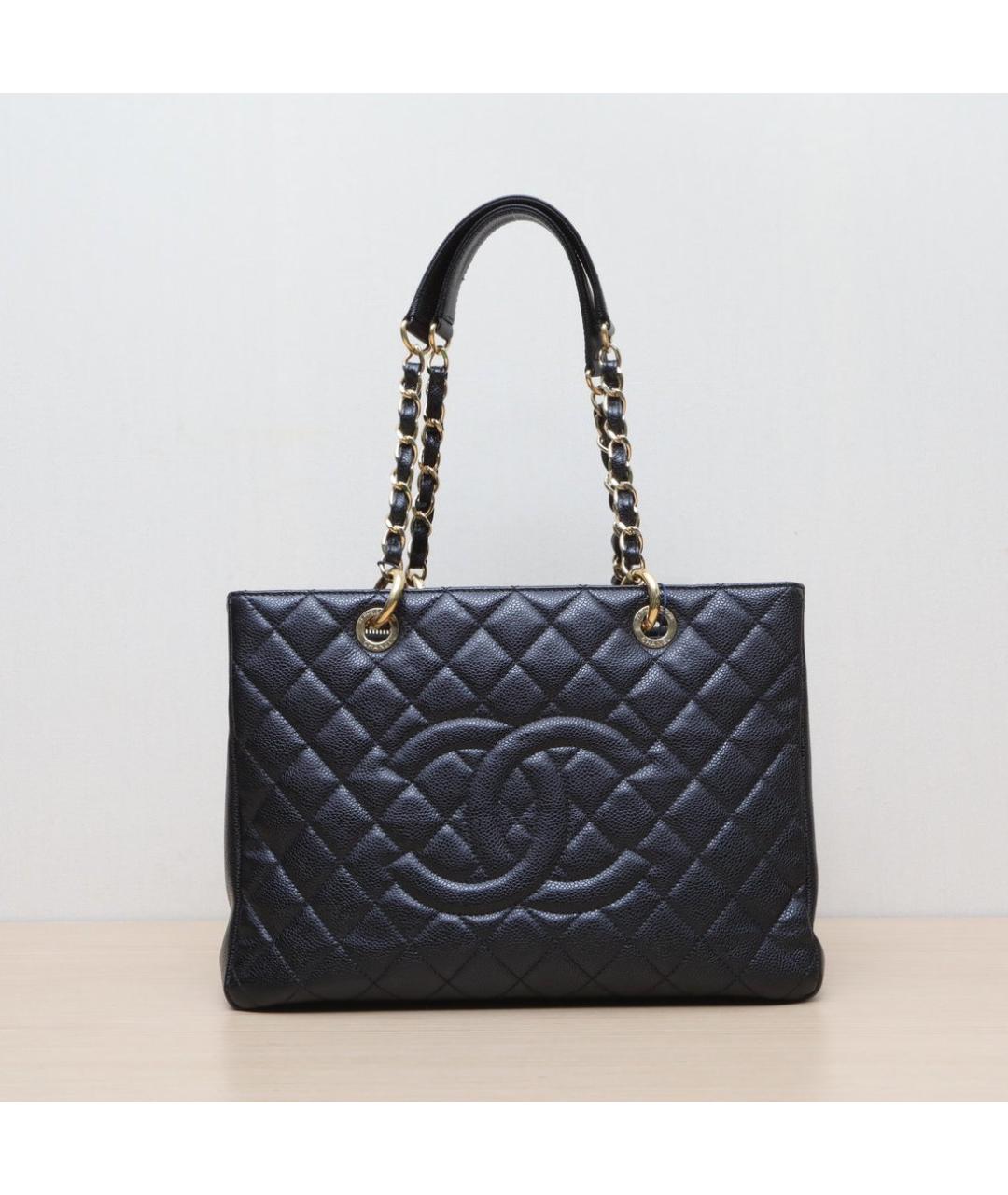 CHANEL Черная кожаная сумка через плечо, фото 3