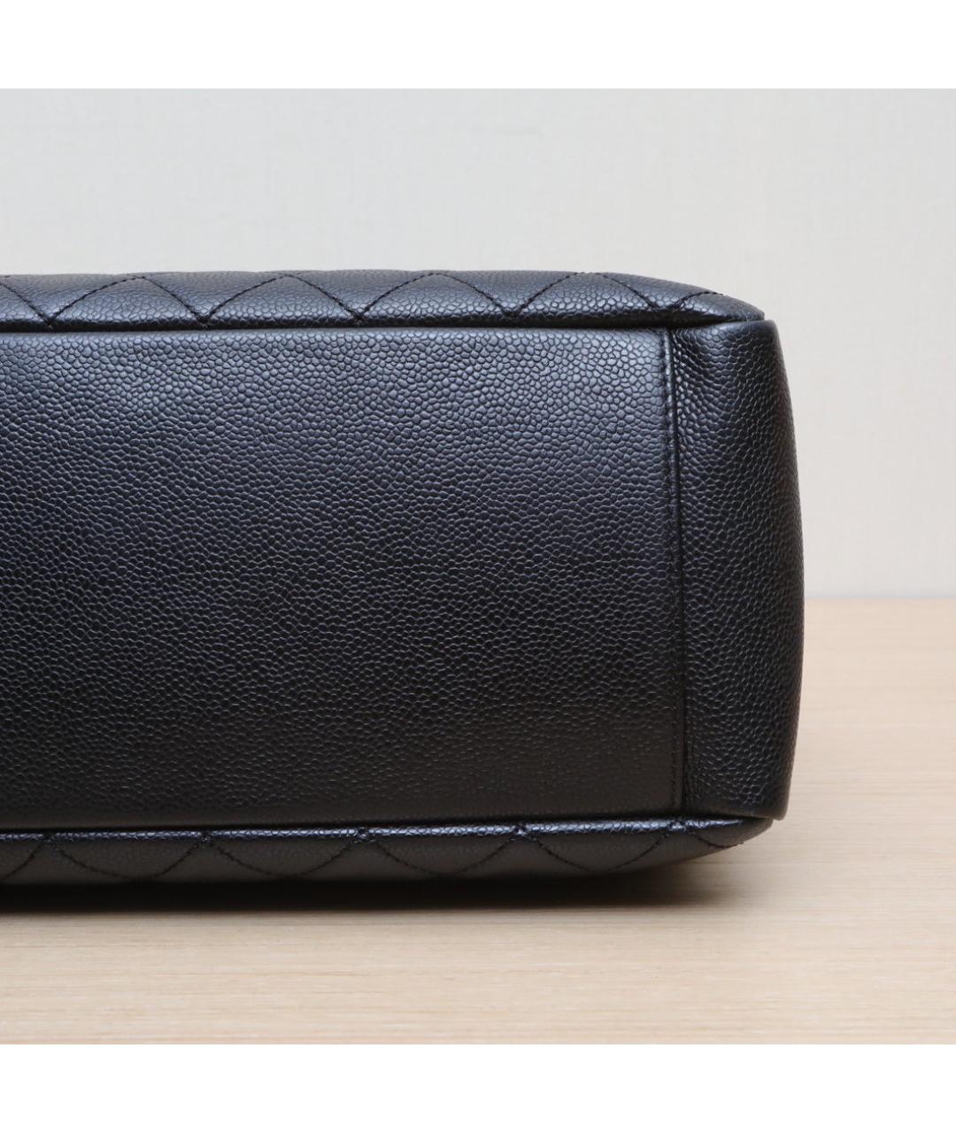 CHANEL Черная кожаная сумка через плечо, фото 9