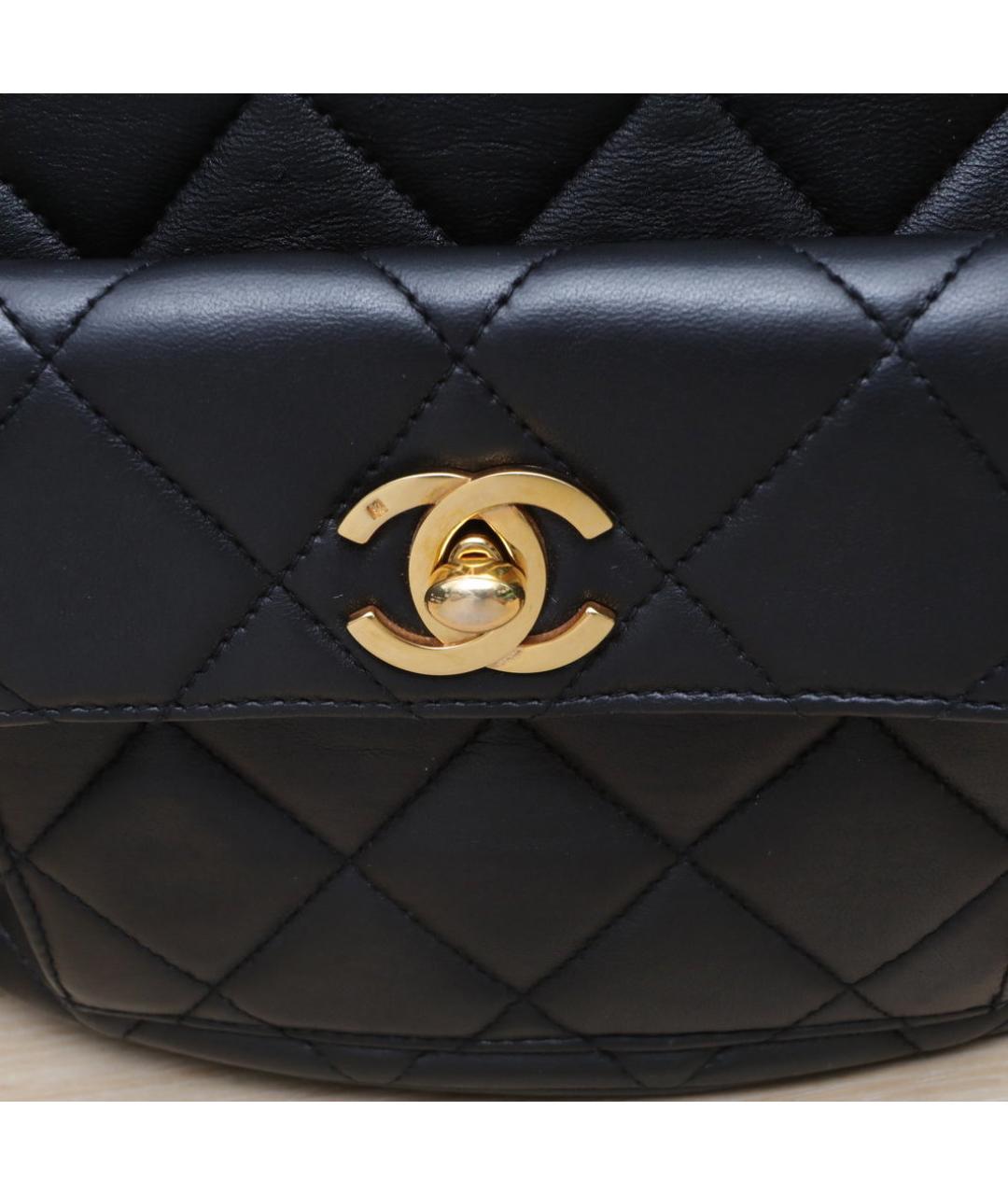 CHANEL Черный кожаный рюкзак, фото 7