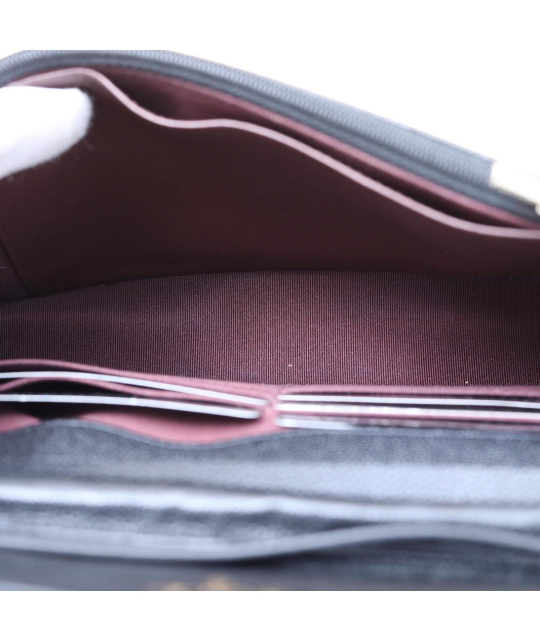 CHANEL Черная кожаная сумка через плечо, фото 9