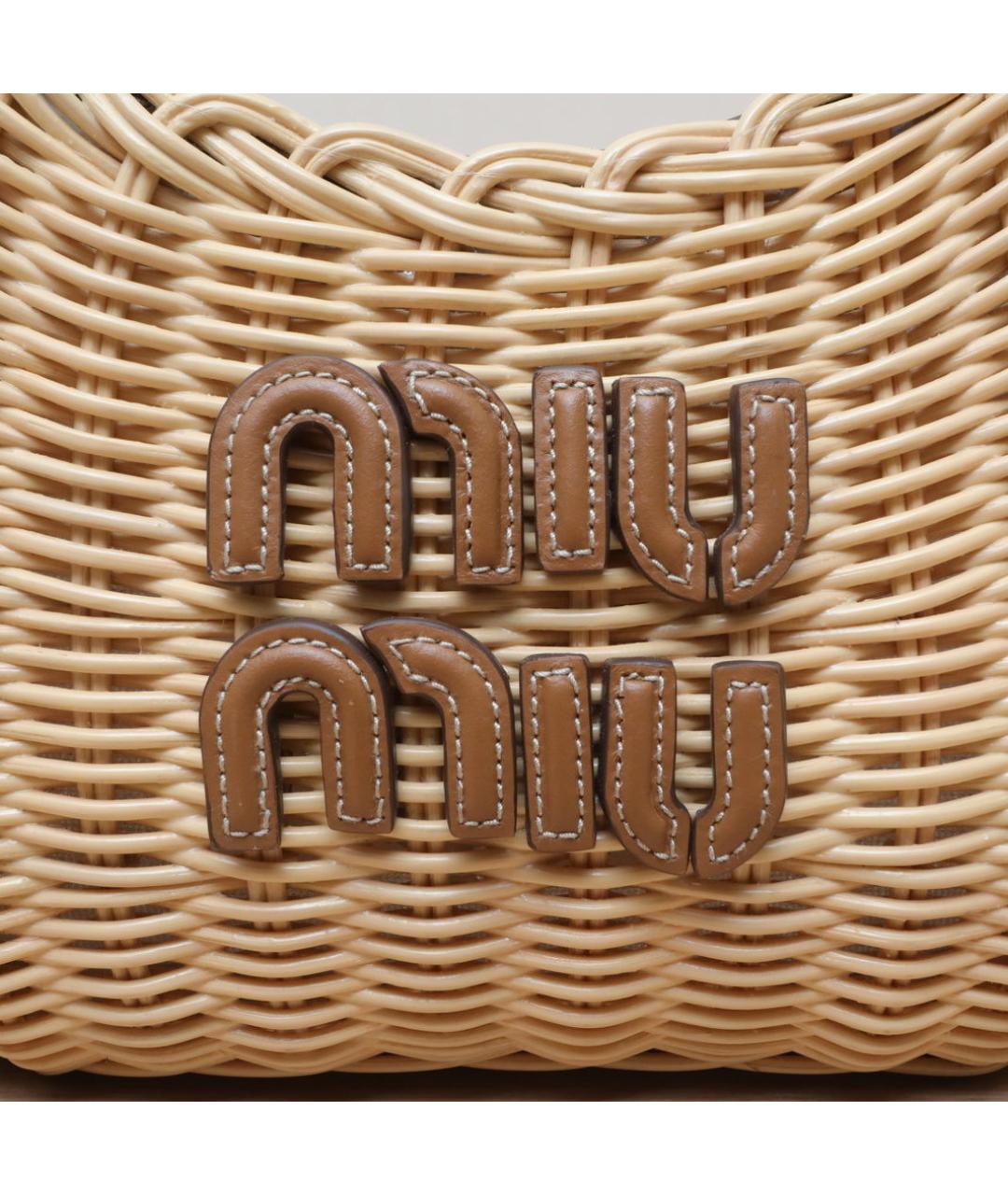 MIU MIU Бежевая сумка через плечо, фото 7