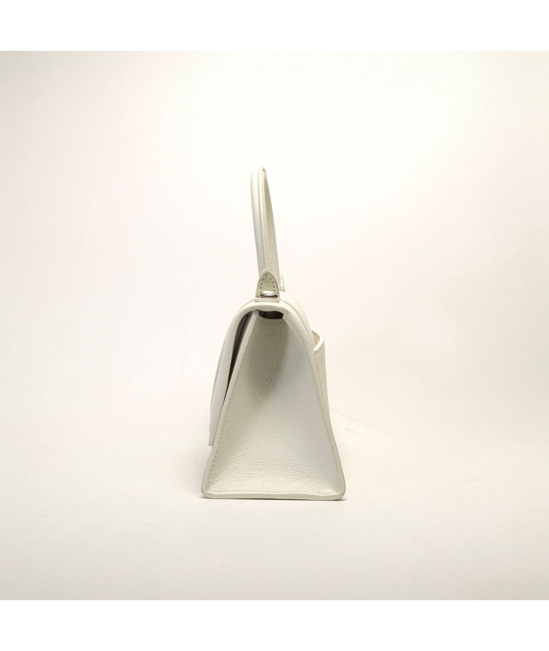 BALENCIAGA Белая кожаная сумка через плечо, фото 2