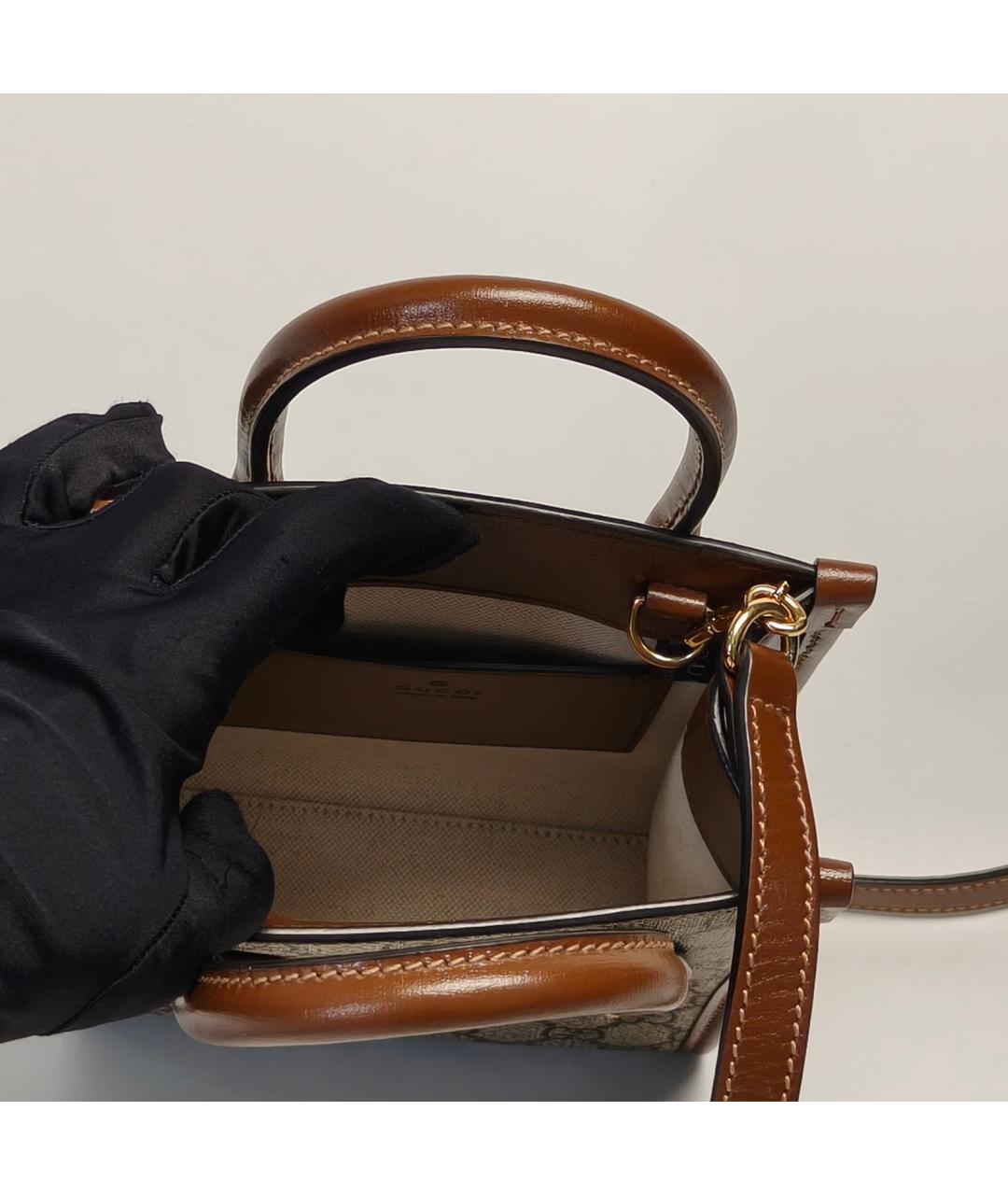 GUCCI Мульти тканевая сумка через плечо, фото 7