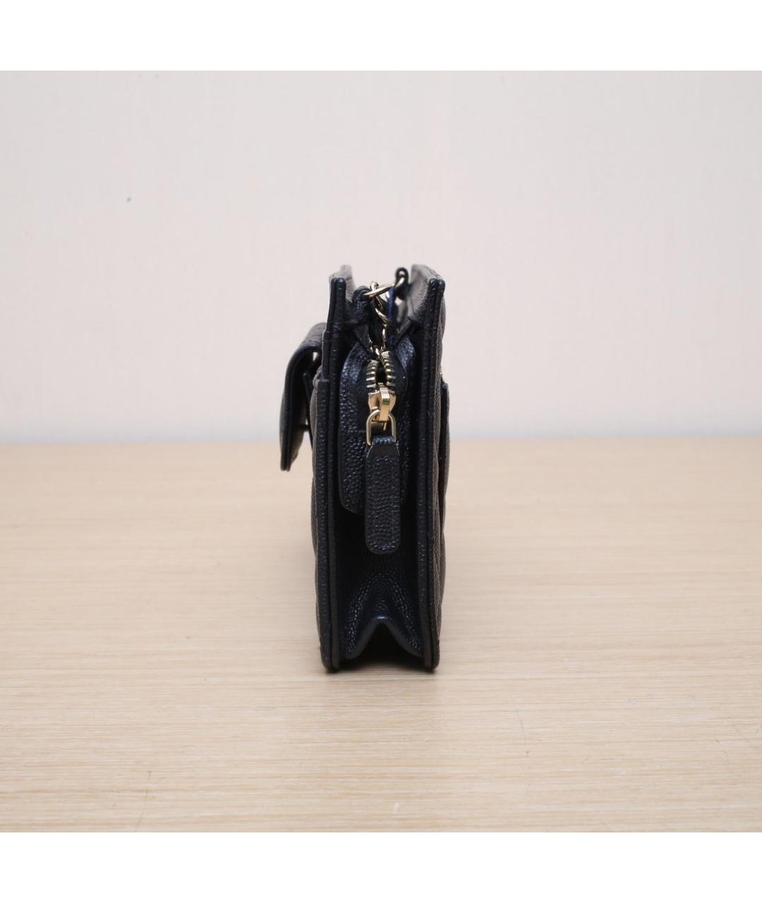 CHANEL Черная кожаная сумка через плечо, фото 5