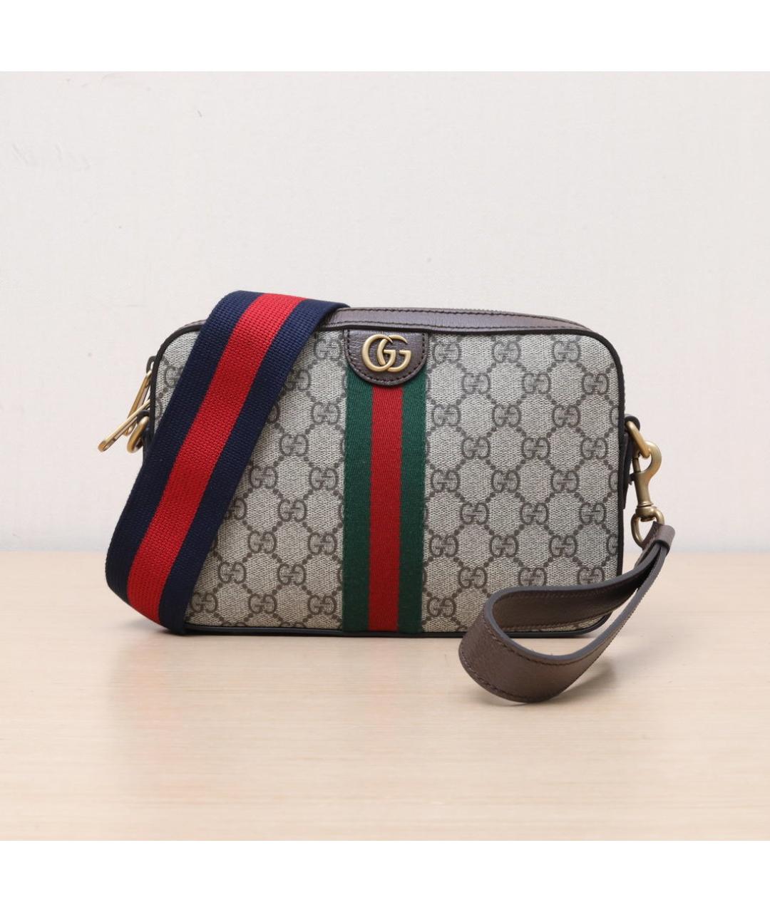 GUCCI Мульти тканевая сумка через плечо, фото 3