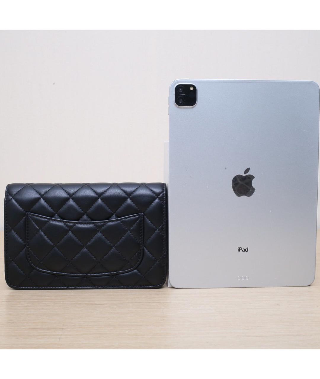 CHANEL Черная кожаная сумка через плечо, фото 7