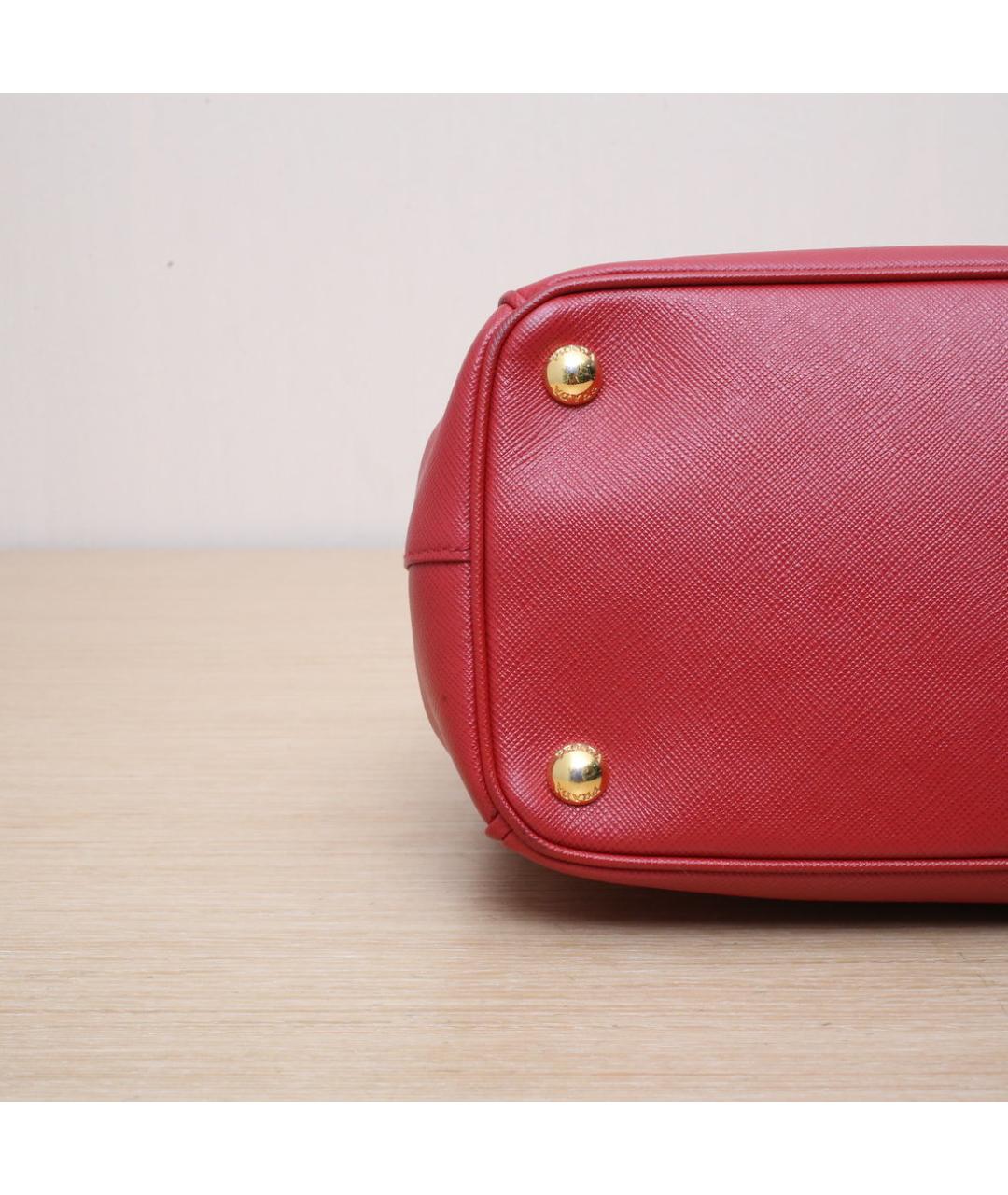 PRADA Красная кожаная сумка через плечо, фото 9