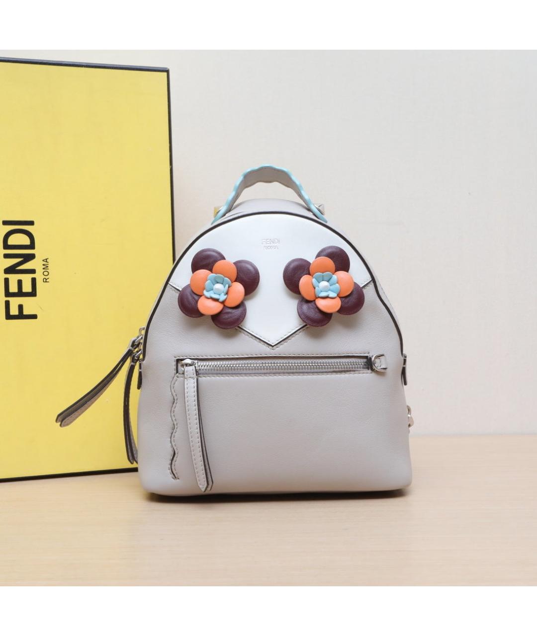 FENDI Мульти кожаный рюкзак, фото 2
