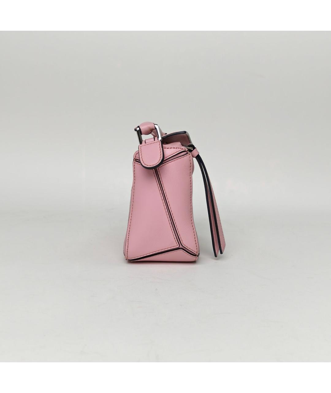 LOEWE Розовая кожаная сумка через плечо, фото 3