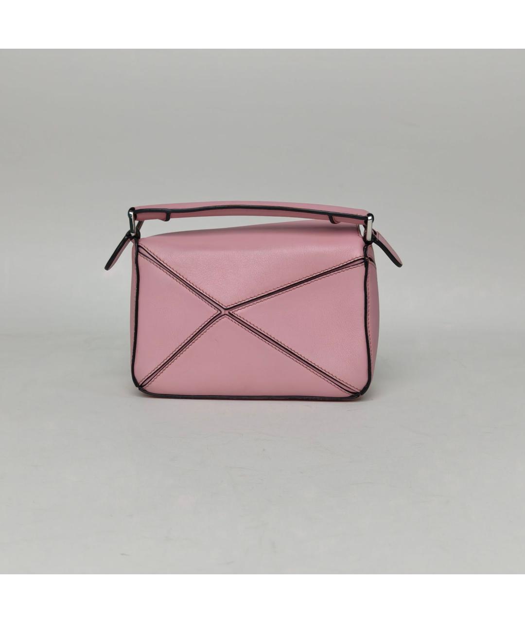 LOEWE Розовая кожаная сумка через плечо, фото 4