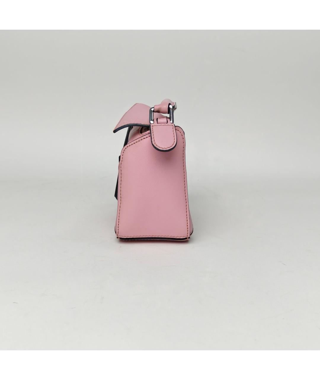 LOEWE Розовая кожаная сумка через плечо, фото 5