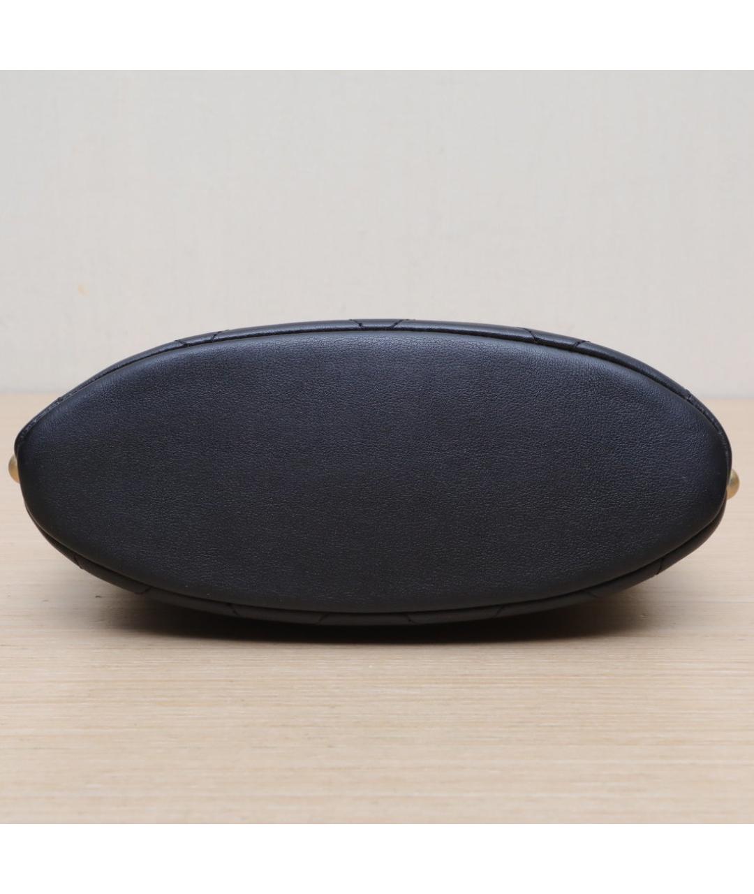 CHANEL Черная кожаная сумка через плечо, фото 8