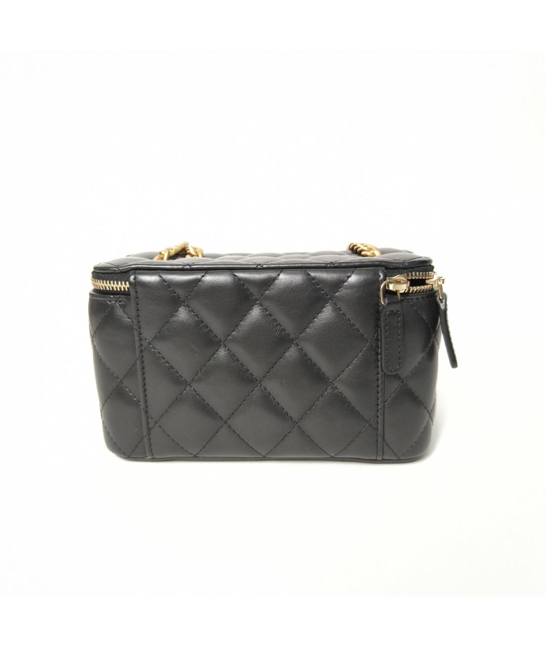 CHANEL Черная кожаная сумка через плечо, фото 4