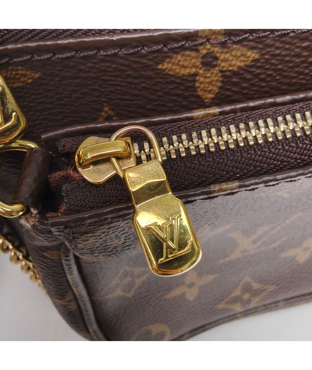 LOUIS VUITTON Коричневая сумка через плечо, фото 7