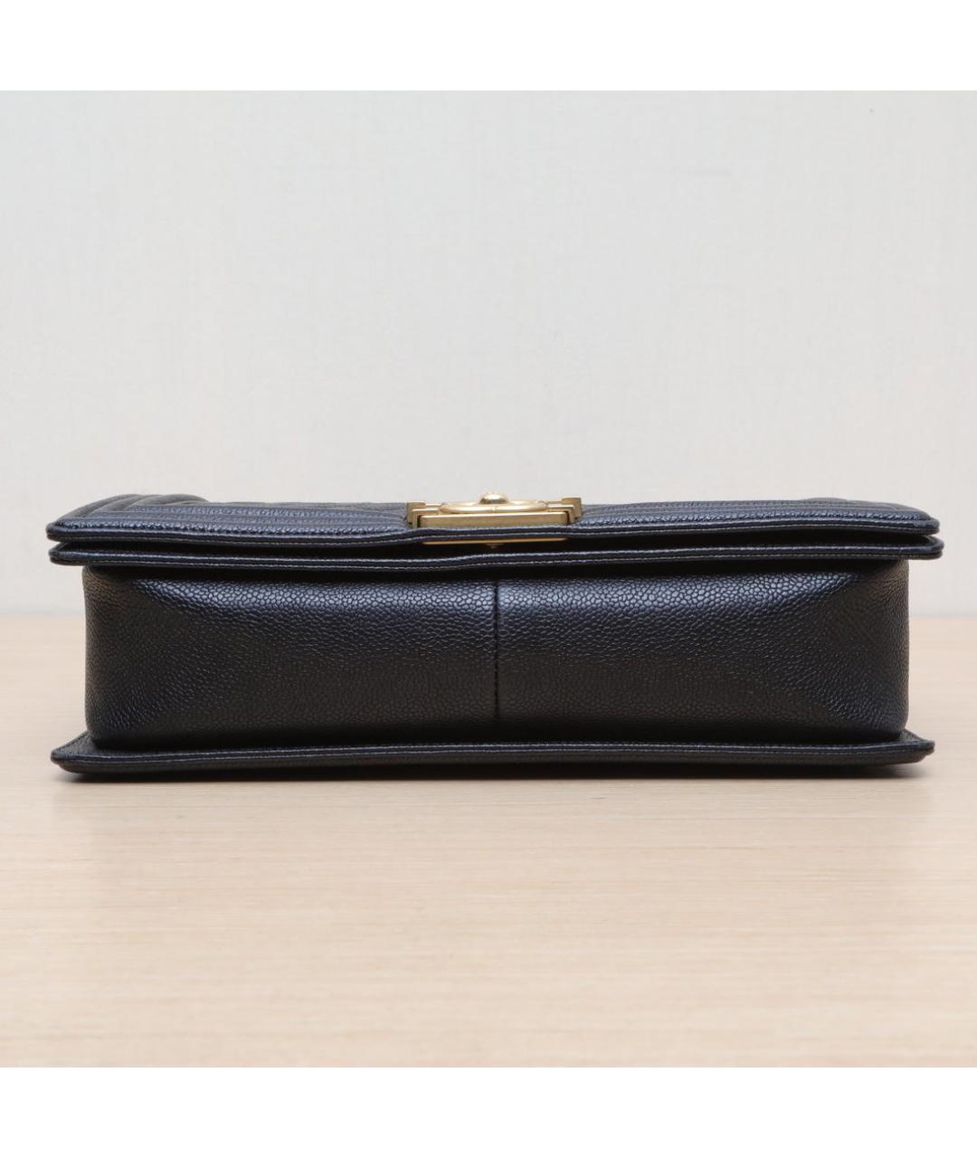 CHANEL Черная кожаная сумка через плечо, фото 8