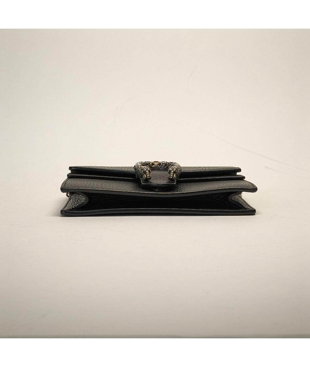 GUCCI Черная кожаная сумка через плечо, фото 6