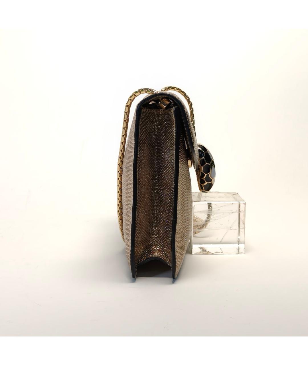 BVLGARI Золотая сумка через плечо, фото 4