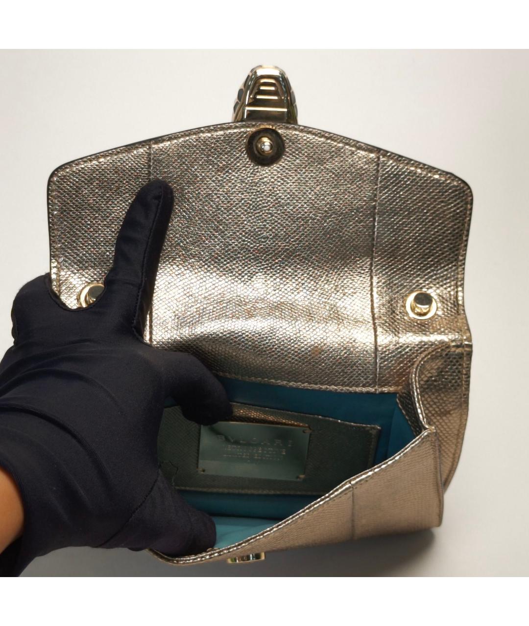 BVLGARI Золотая сумка через плечо, фото 8