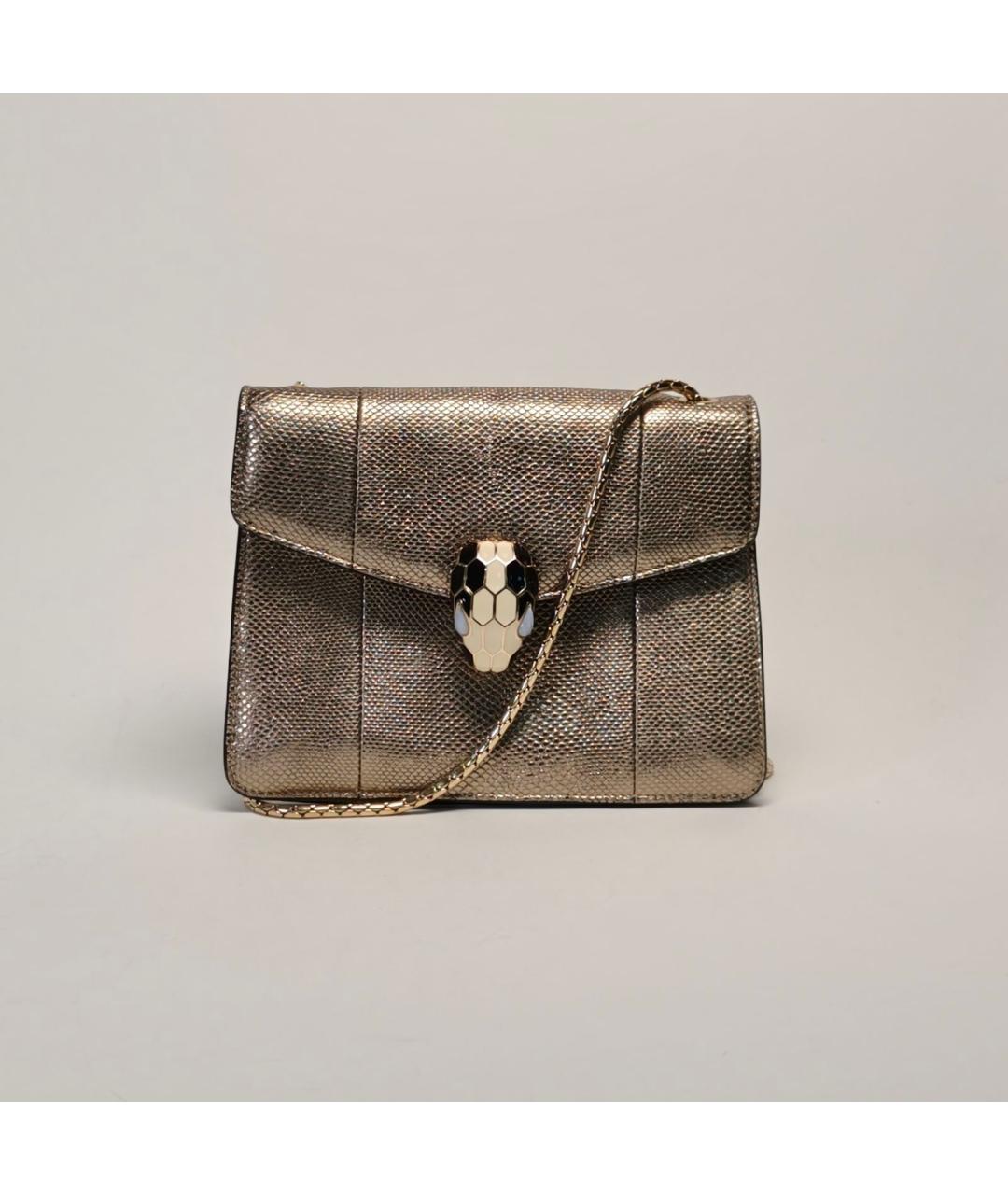 BVLGARI Золотая сумка через плечо, фото 2