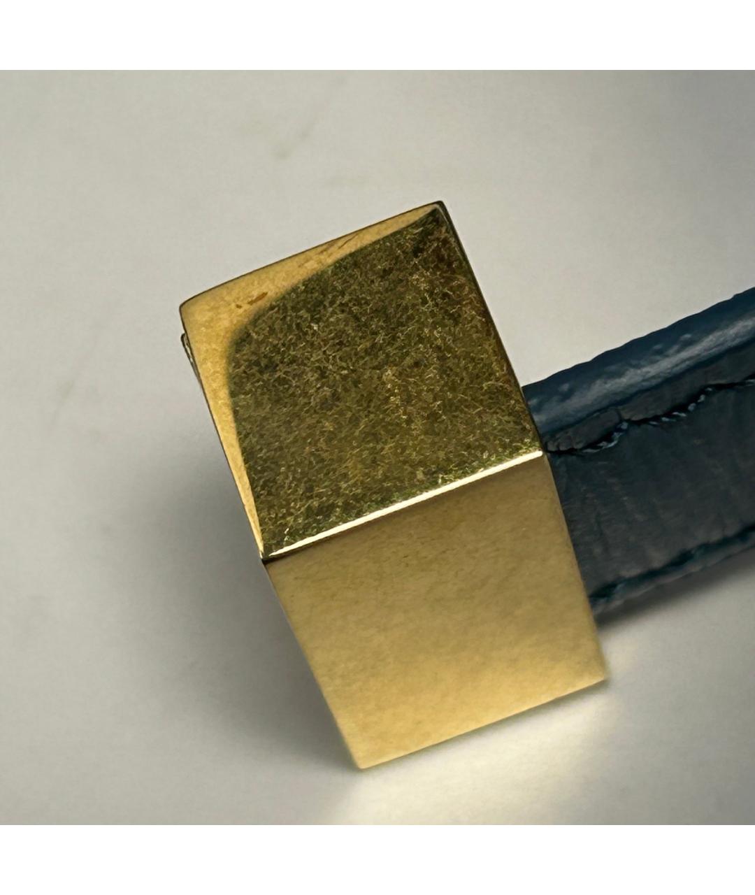 CELINE Синяя кожаная сумка через плечо, фото 9