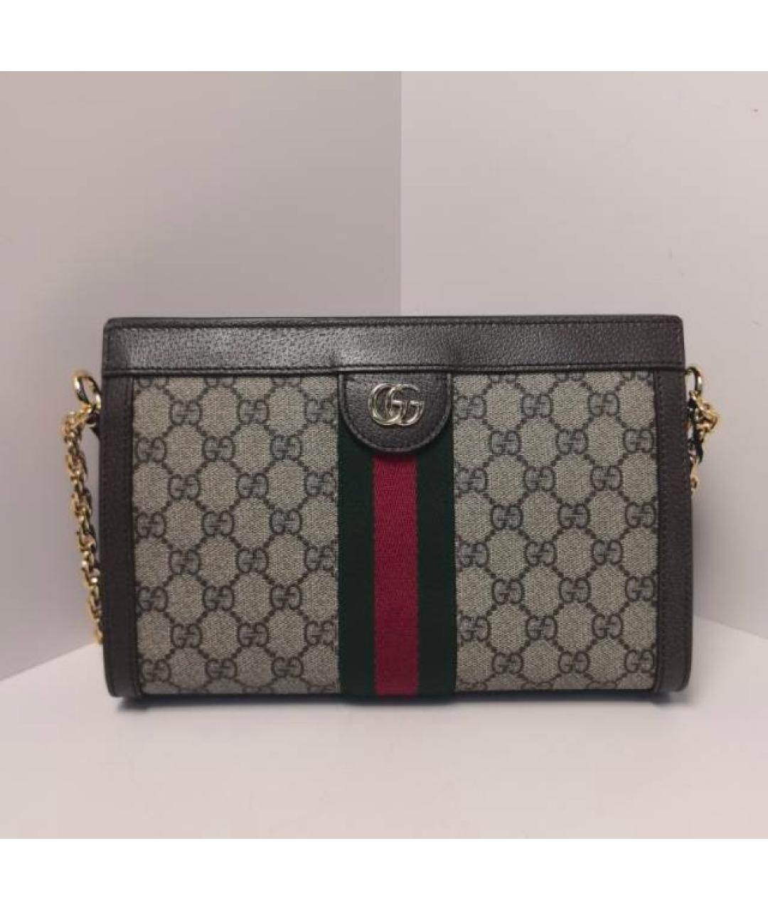 GUCCI Тканевая сумка через плечо, фото 8