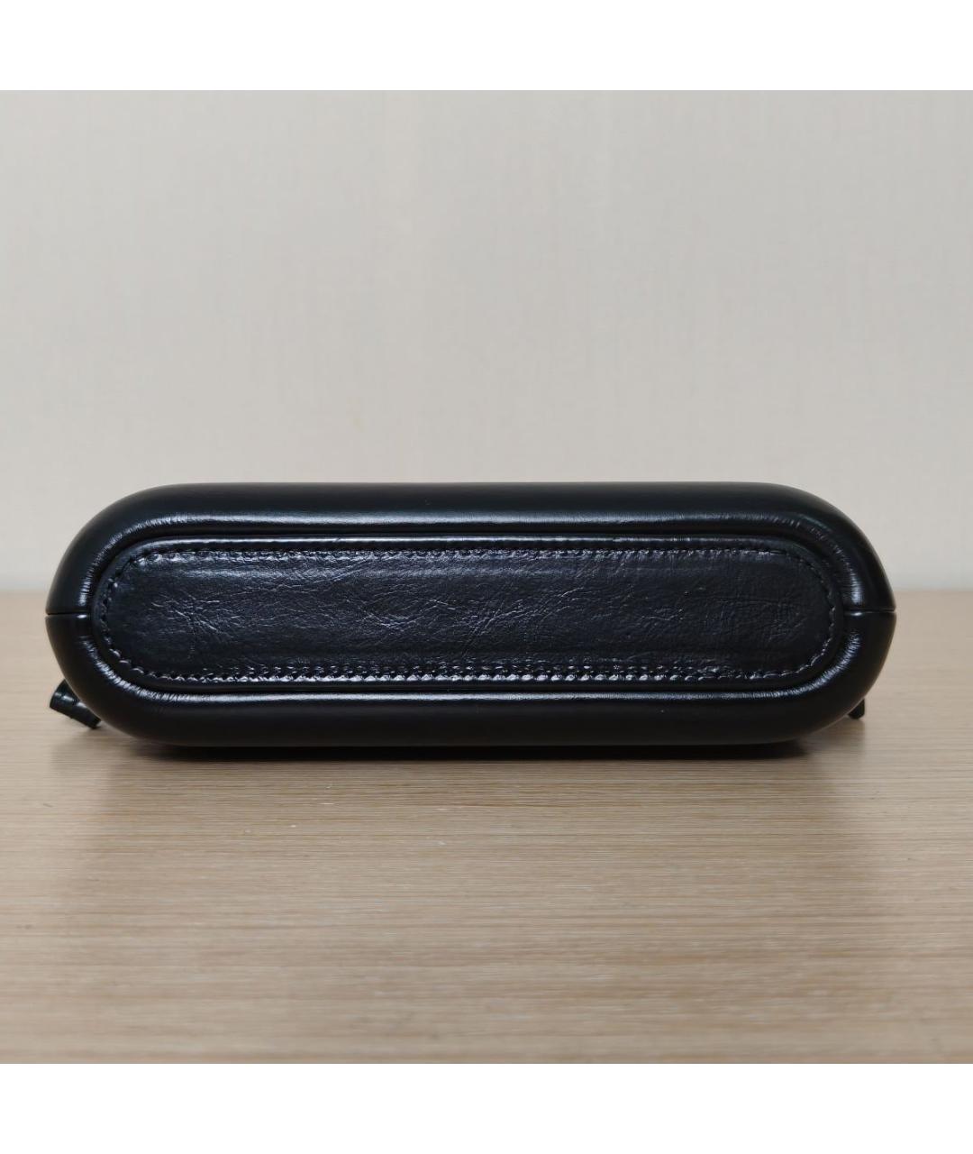 CHANEL Черная кожаная сумка через плечо, фото 6