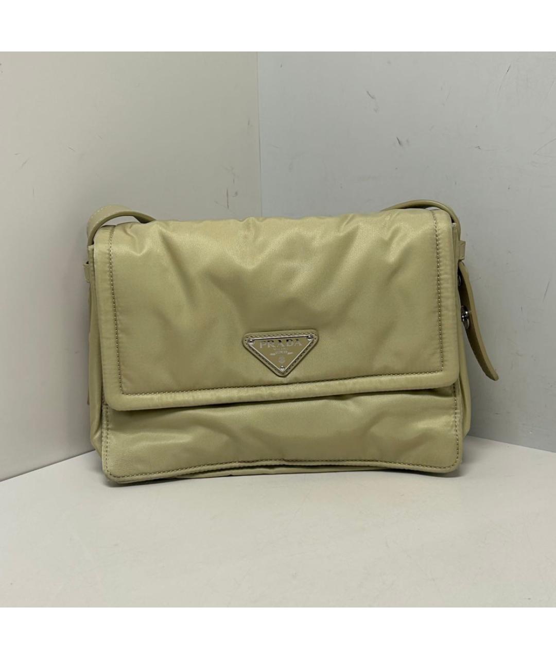 PRADA Бежевая сумка через плечо, фото 9