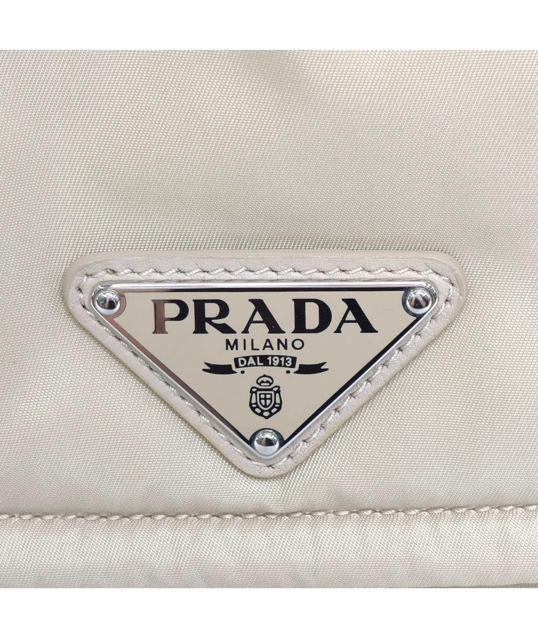 PRADA Бежевая сумка через плечо, фото 8