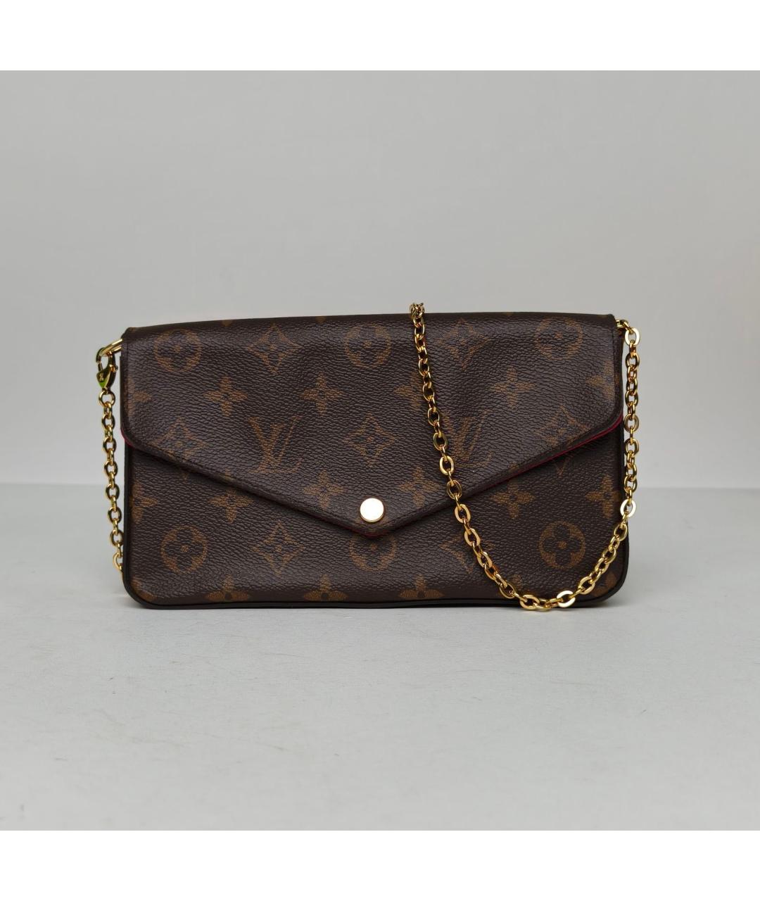 LOUIS VUITTON Коричневая сумка через плечо, фото 9