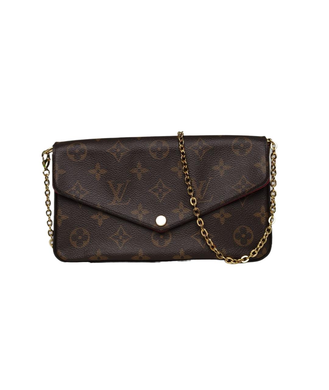 LOUIS VUITTON Коричневая сумка через плечо, фото 1